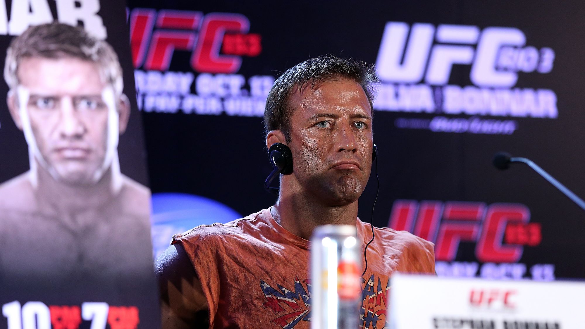 Stephan Bonnar ahead of UFC fight in 2012. He had a 17-9 record during his seven-year light heavyweight career. 
