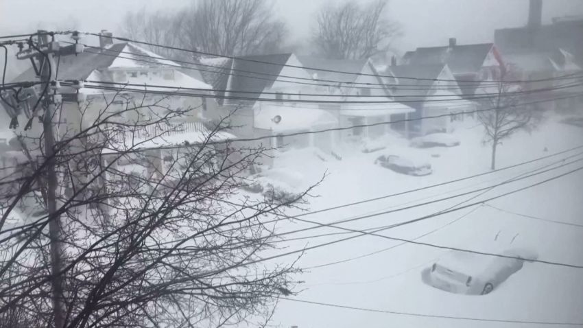 Buffalo Nowy Jork Śnieżna sobota 1225
