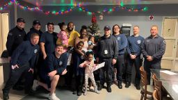Buffalo family who became stranded in blizzard conditions spend holidays at firefighters' firehouse