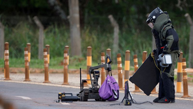 Police arrest man suspected of planting explosives in Brazil’s capital ahead of presidential inauguration | CNN