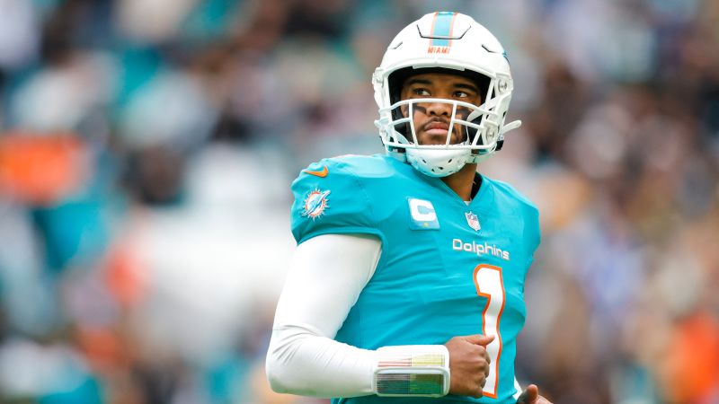 Miami Dolphins quarterback Tua Tagovailoa placed in NFL concussion protocol for second time | CNN