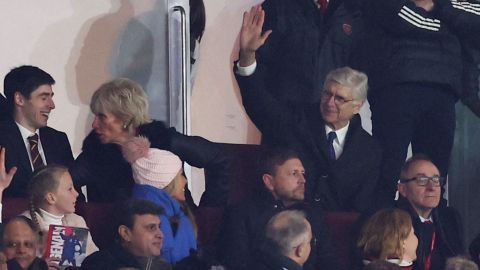 Former Arsenal manager Arsene Wenger was at the Emirates Stadium to watch the club's Premier League win over West Ham United on Boxing Day.