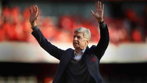 Wenger says goodbye to the Arsenal fans after 22 years as the club's manager.