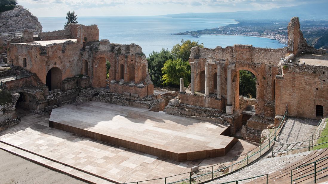 <strong>On location: </strong>Taormina, where some of the show is filmed, is famous for its ancient Greek theater.