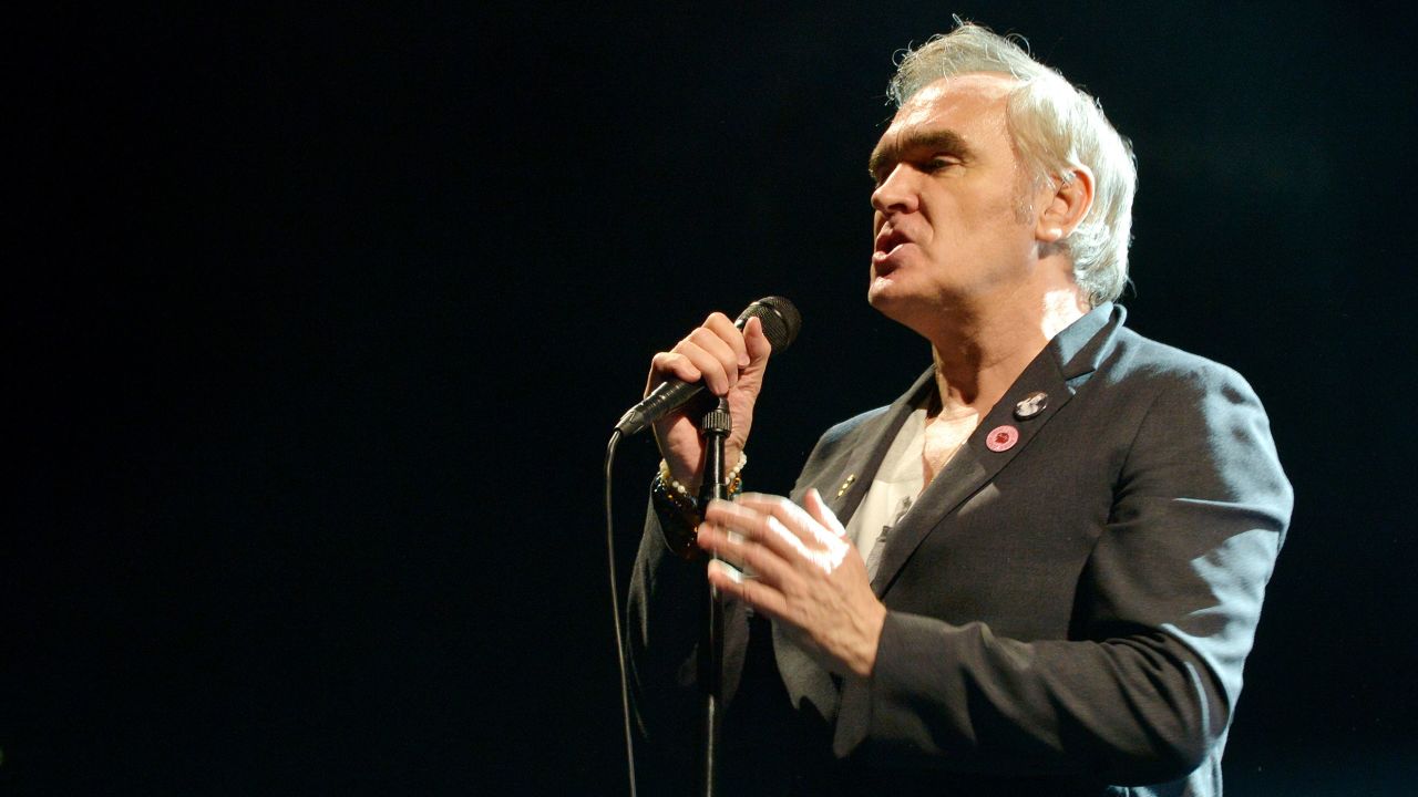 Morrissey performs on stage at Wembley Arena on March 14, 2020 in London, England. 