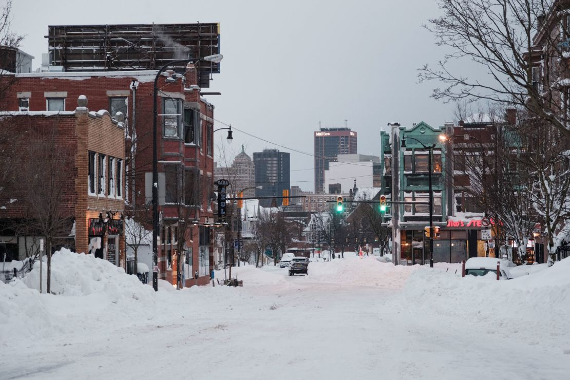 Buffalo, New York, has been particularly hard it by the winter storm.