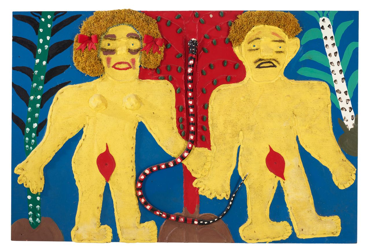 "Eve and Adam" (1989) by Arthur Dial.