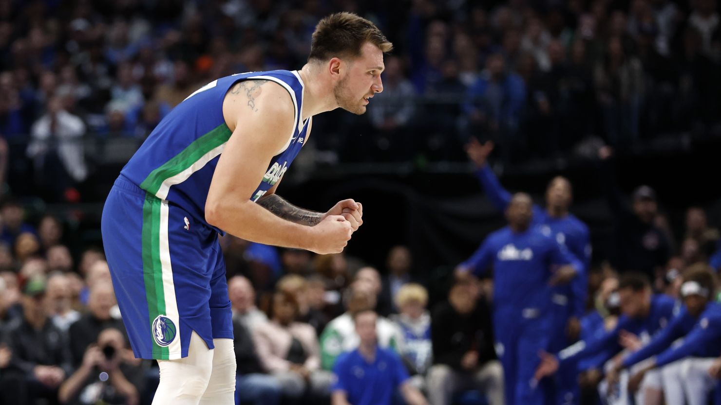 I'm tired as hell,' says Luka Dončić after making NBA history with record-breaking  triple-double in the Dallas Mavericks' win over the New York Knicks