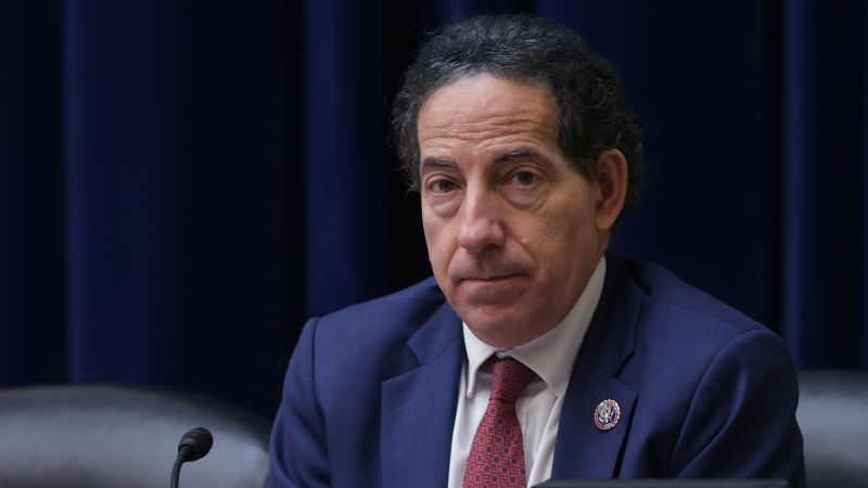 Democratic Rep. Jamie Raskin announces preliminary diagnosis of 'in remission' from diffuse large B-cell lymphoma