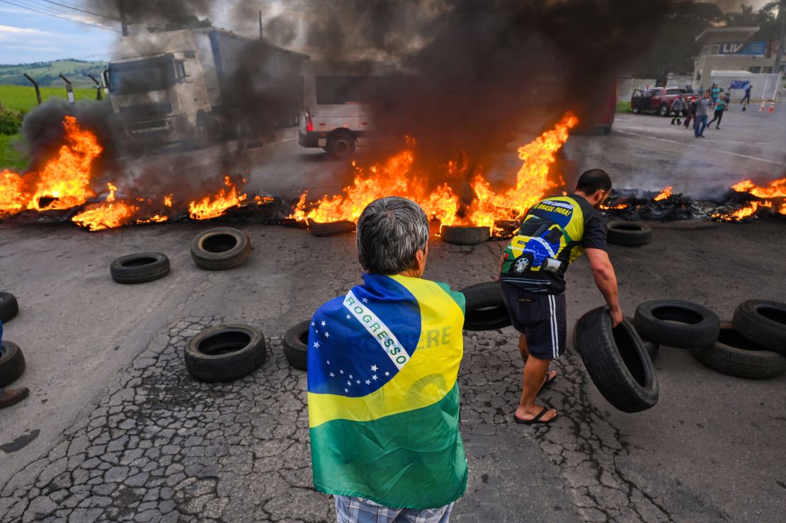 Protests led by Bolsonaro supporters have rocked Brazil, following the incumbent's election defeat in October. 