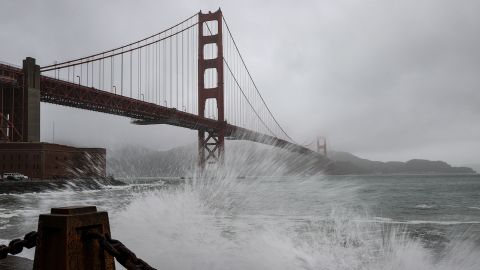 A rainstorm moved Tuesday into San Francisco and the Bay Area.
