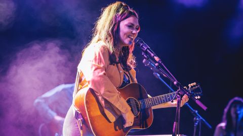 Angel Olsen performs at La Riviera on September 29, 2022 in Madrid, Spain.