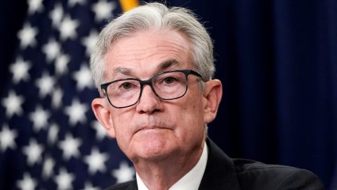 Federal Reserve Board Chairman Jerome Powell at a news conference following a two-day meeting of the Federal Open Market Committee (FOMC) in Washington, July 27, 2022. 