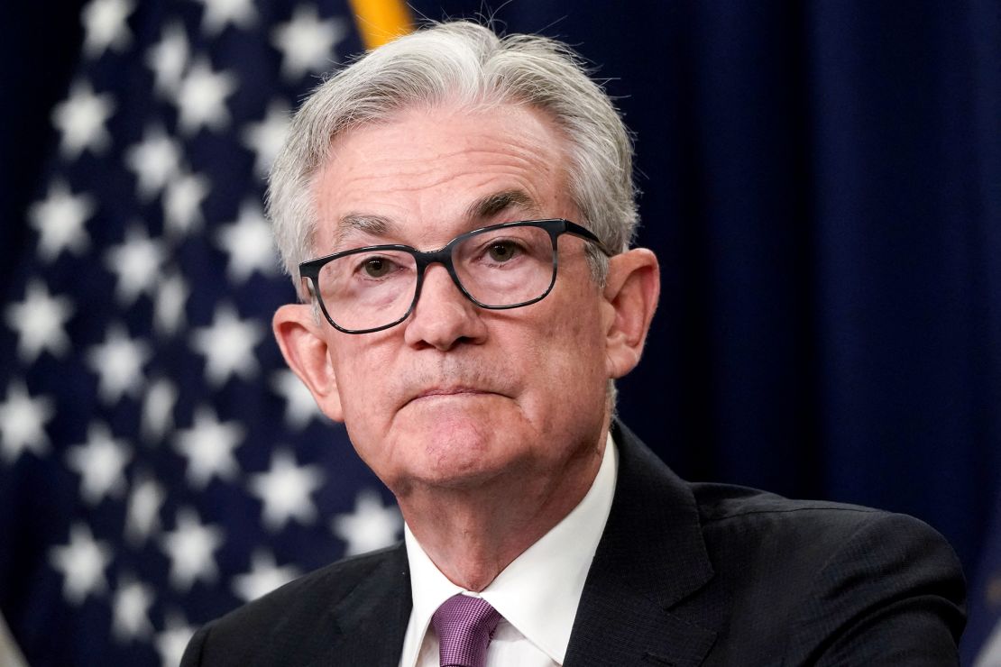 Federal Reserve Board Chairman Jerome Powell attends a news conference following a two-day meeting of the Federal Open Market Committee (FOMC) in Washington, July 27, 2022. 