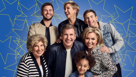 Faye, Chase, Todd, Savannah, Chloe, Julie and Grayson Chrisley in a Season 8 promotional photo for 'Chrisley Knows Best.'