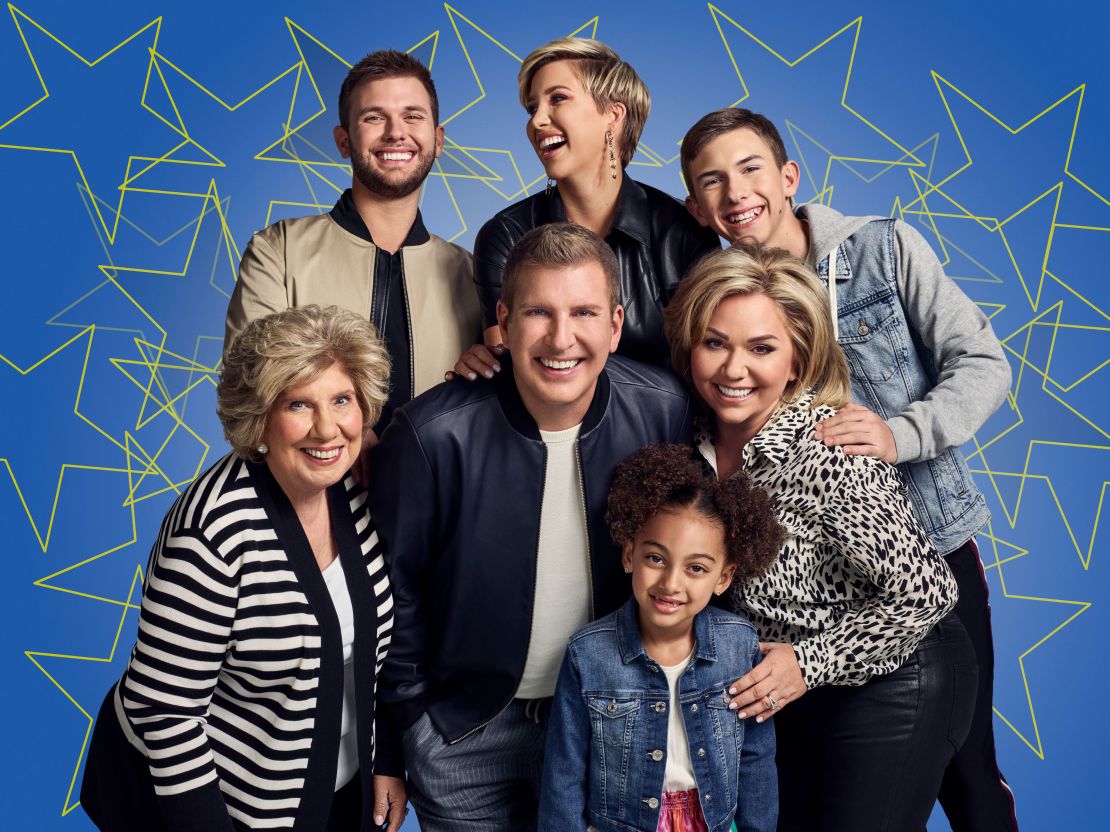 Faye, Chase, Todd, Savannah, Chloe, Julie and Grayson Chrisley in a Season 8 promotional photo for 'Chrisley Knows Best.'