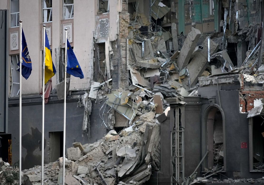 Shmyhal said Russia wants to "intimidate" Kyiv, as strikes hit the capital on Saturday.