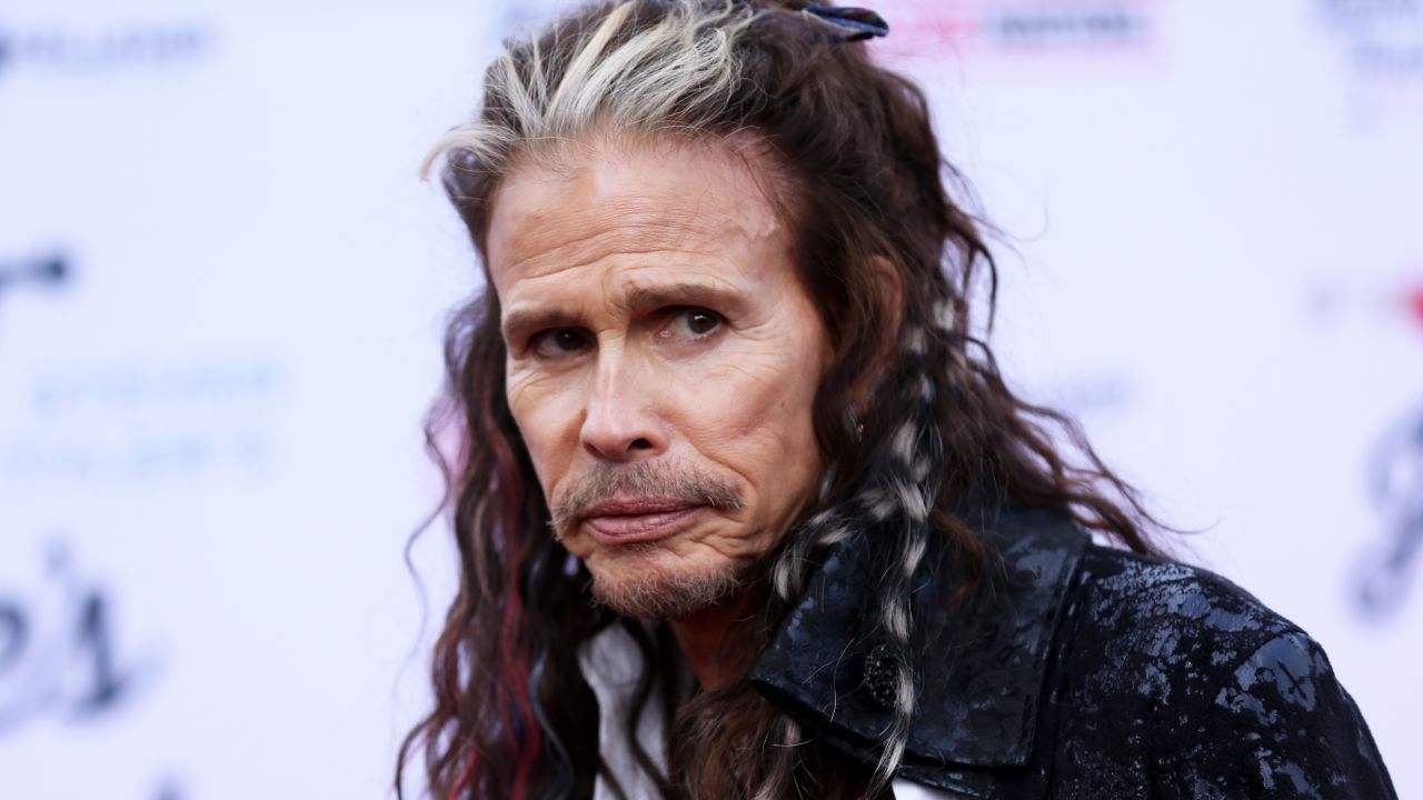 Steven Tyler attends the Fourth Annual Grammy Awards Viewing Party to benefit Janie's Fund at Hollywood Palladium on April 03, 2022 in Los Angeles.
