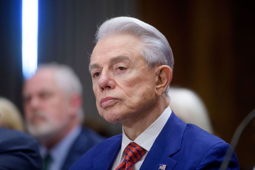 Benjamin Leon, Jr., appears before a Senate committee hearing on his pending nomination to be the US Ambassador to Spain, on October 23.