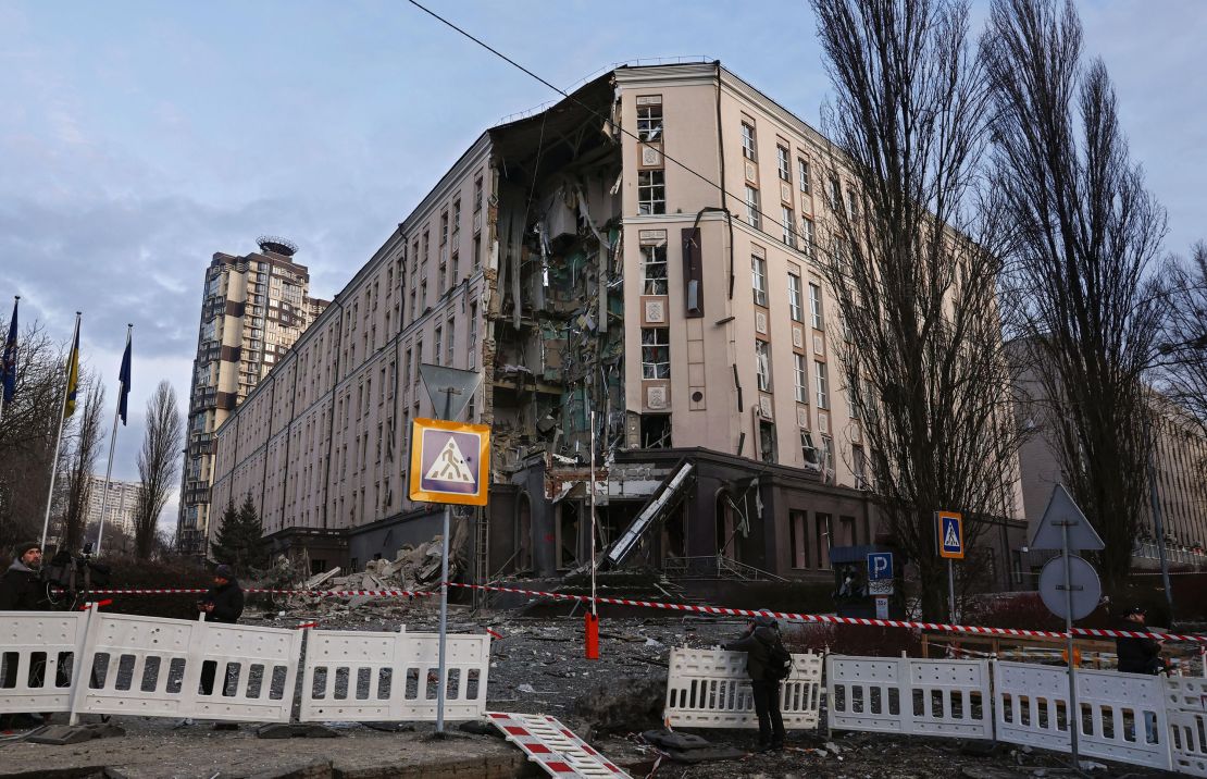 Nearly a third of the capital, Kyiv, was left without power Saturday after emergency shutdowns. 