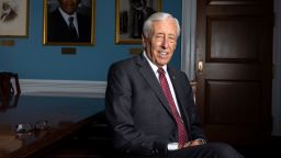 Maryland Representative and House Majority Leader Steny Hoyer in the conference room in the Majority Leader office in the U.S. Capitol Building on December, 16, 2022.