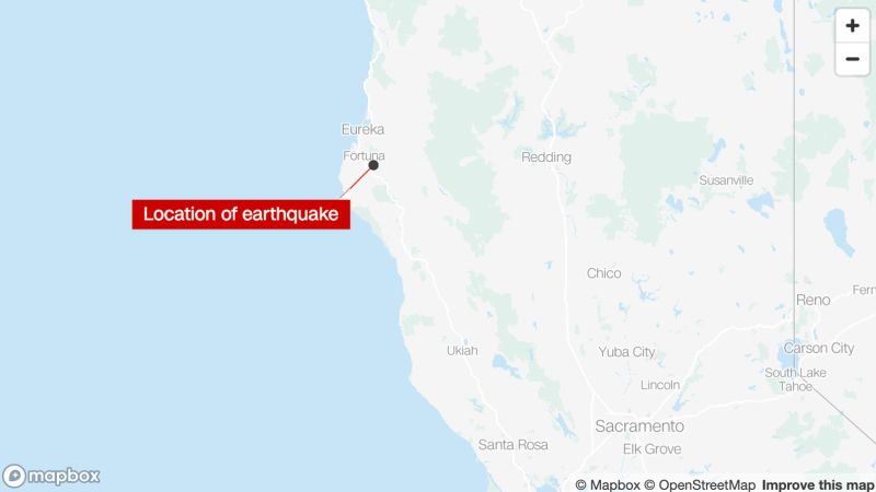 A 5.4-magnitude earthquake struck Northern California and it “felt more violent” than the previous quake, an official said