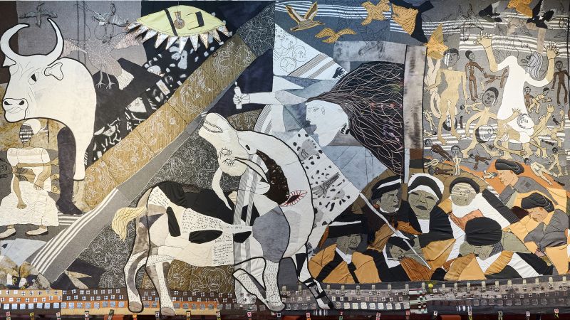 Huge tapestries tell the story of a South African town, one masterpiece at a time