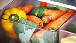 02 April 2020, Bavaria, Kaufbeuren: Various vegetables are stored in the vegetable compartments of a refrigerator. Due to a lack of harvest workers in the Corona crisis, some fruits and vegetables could become more expensive and scarce, according to the Bavarian Minister of Agriculture, Michaela Kaniber (CSU). Photo: Karl-Josef Hildenbrand/dpa (Photo by Karl-Josef Hildenbrand/picture alliance via Getty Images)