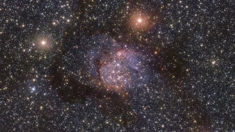 Star nursery revealed at Serpens constellation&#8217;s tail 230103103754 sh2 54 nebula infrared vista