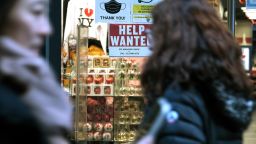 NEW YORK, NEW YORK - DECEMBER 02: A 'help wanted' sign is displayed in a window of a store in Manhattan on December 02, 2022 in New York City.(Photo by Spencer Platt/Getty Images)