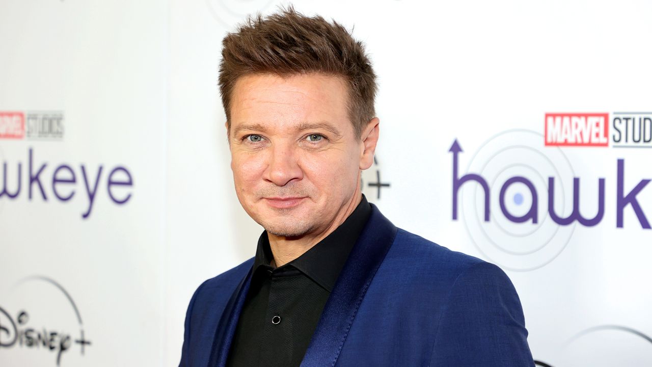 Jeremy Renner attends the Hawkeye New York Special Fan Screening at AMC Lincoln Square on November 22, 2021, in New York City. 