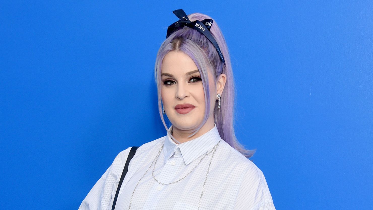 Kelly Osbourne, here in May, has welcomed her first child, her mom announced.