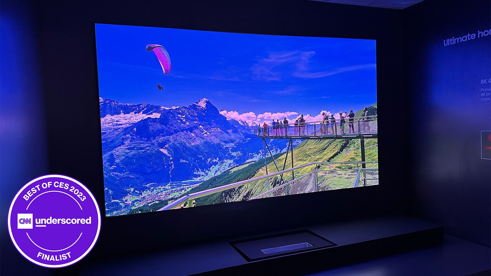 Samsung Illumine le CES 2024 avec son Projecteur The Premiere 8K