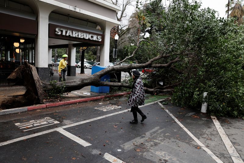 Hurricane-force Wind Gusts Blow Through California As Part Of The 'bomb ...