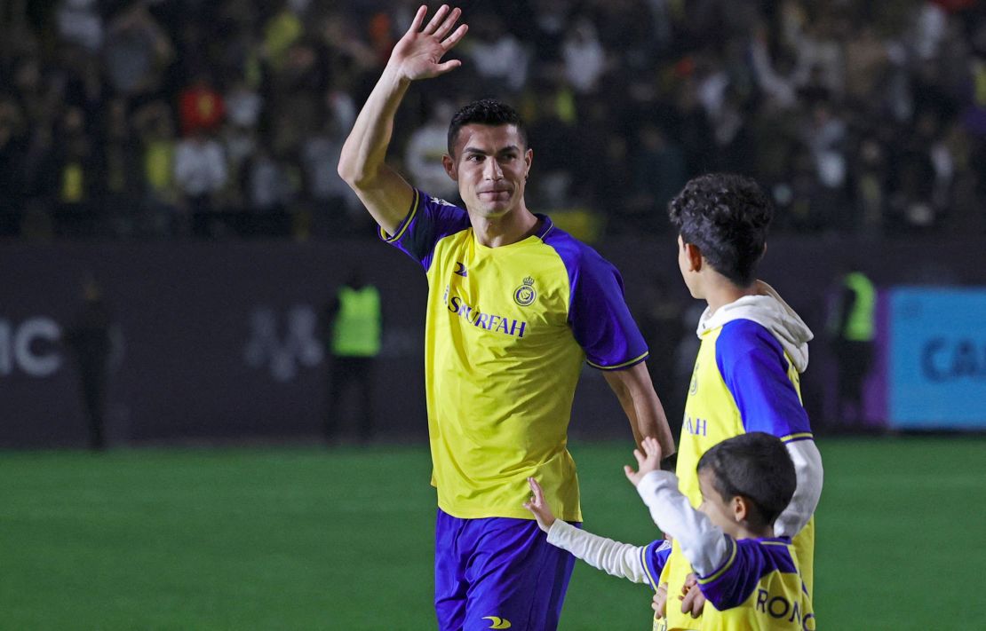 Ronaldo has since joined Saudi Arabian club Al-Nassr.