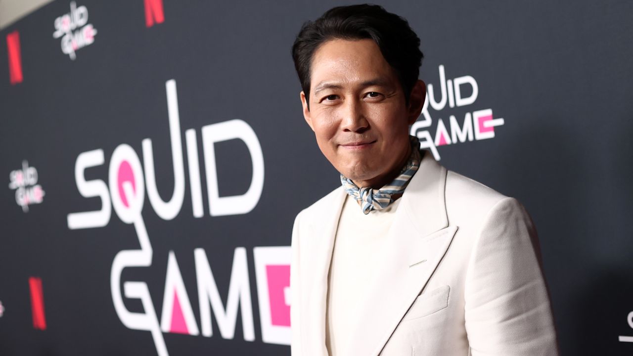 "Squid Game" star Lee Jung-jae attends the Los Angeles screening of the hit Netflix show on November 8, 2021.