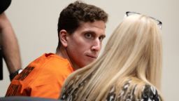 Bryan Kohberger, left, who is accused of killing four University of Idaho students in November 2022, looks toward his attorney, public defender Anne Taylor, right, during a hearing in Latah County District Court, Thursday, Jan. 5, 2023, in Moscow, Idaho. (AP Photo/Ted S. Warren, Pool)