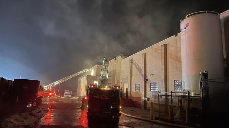 Fire at Wisconsin dairy plant leaves storm drains clogged with butter | CNN