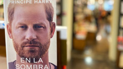 Prince Harry's book "Spare" is seen in a Barcelona bookstore on January 5 before its official release date. 