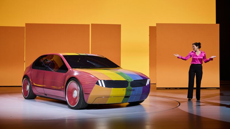 Change your car's colour with an app: BMW unveils colour-changing