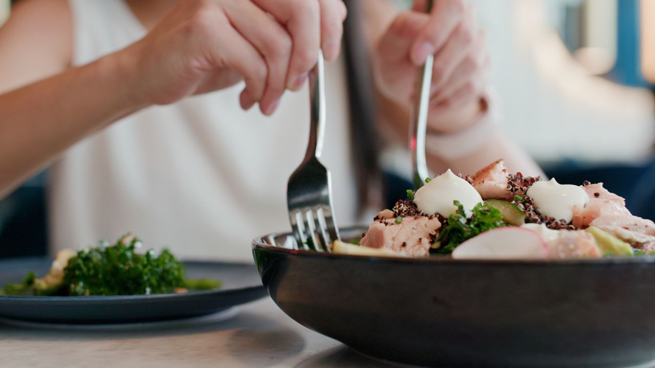 Having a good meal doesn't come down to nutrients alone, dietitian Natalie Mokari said.