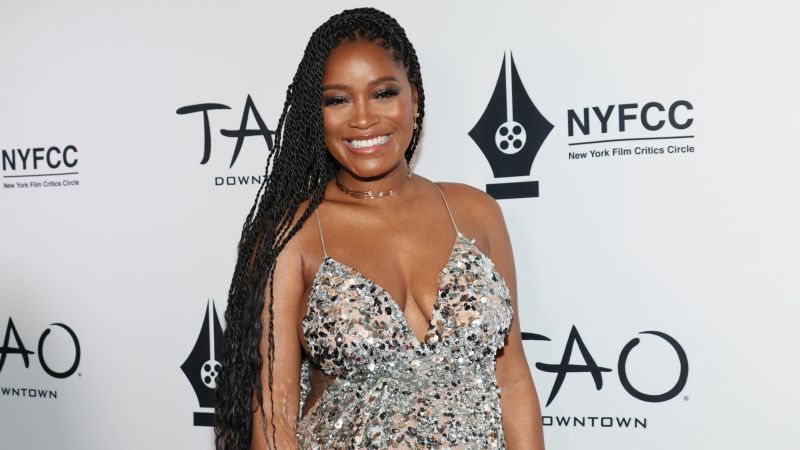 Look of the Week: Keke Palmer shows off baby bump in shimmering Michael Kors red carpet dress