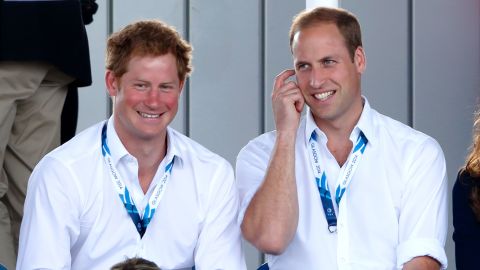 Prince Harry and Prince William in 2014.