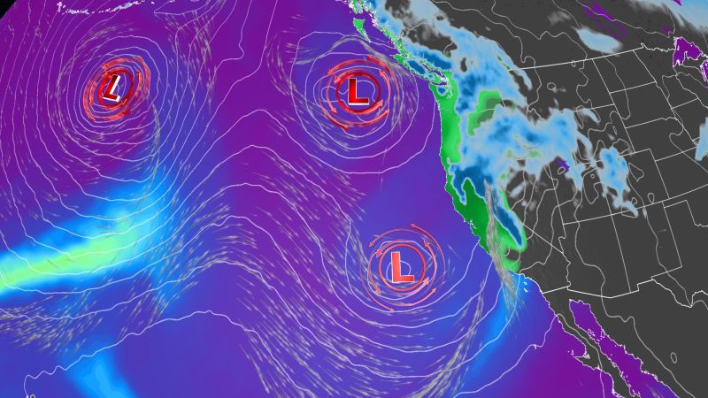 More extreme California weather as series of atmospheric river events continue