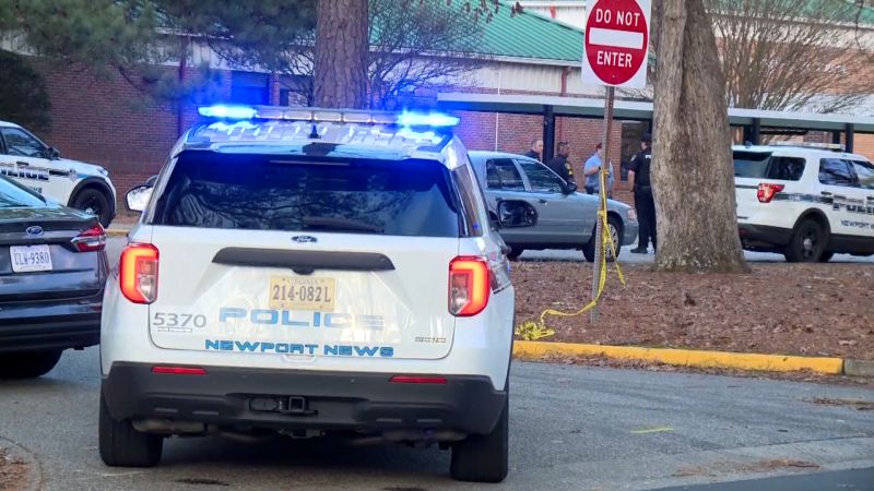 Um menino de 6 anos atirou e matou um professor em Newport News, Virgínia, diz a polícia