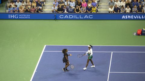 Venus and Serena played in the women's doubles draw at the 2022 US Open.