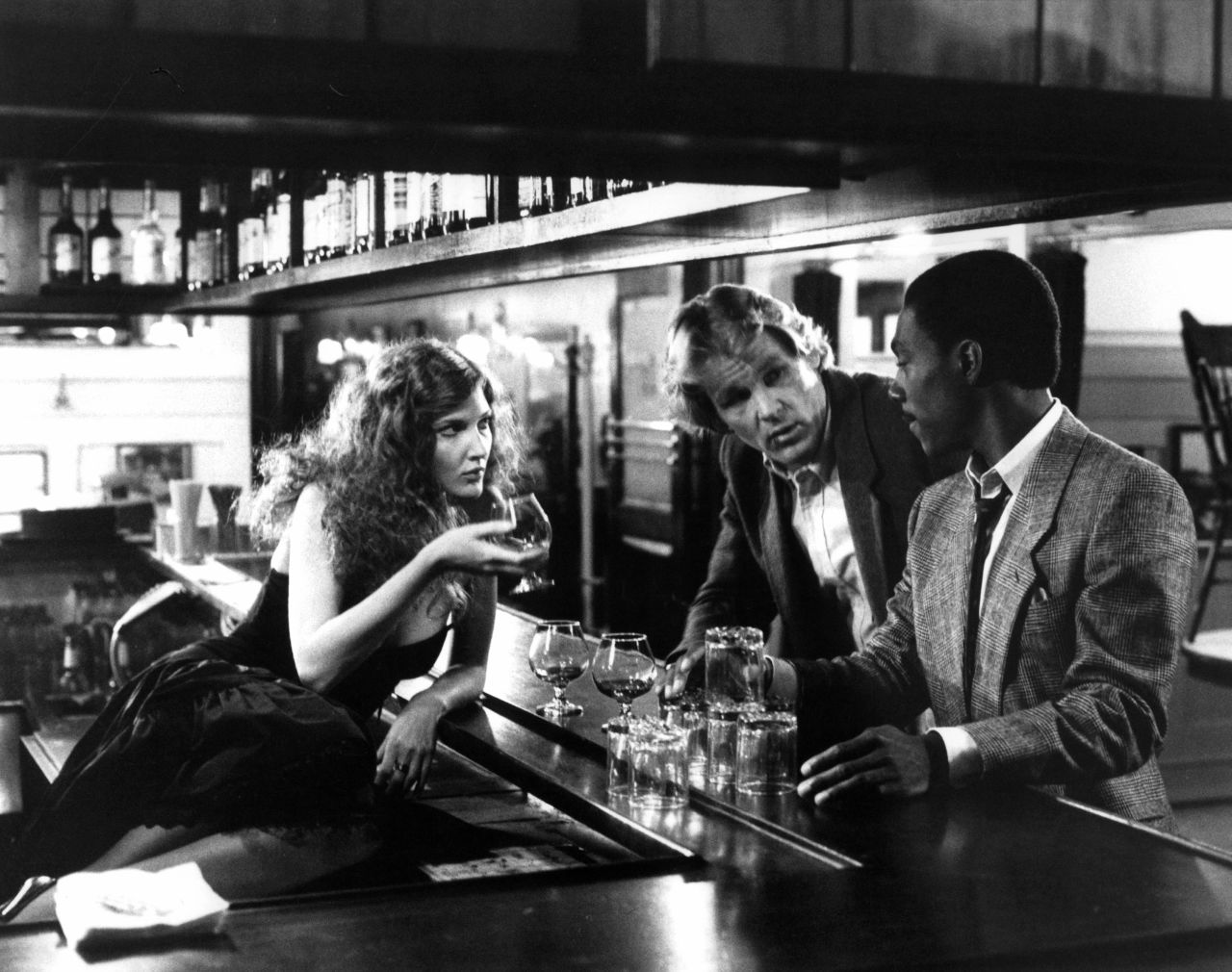 Murphy's first feature film was "48 Hrs." in 1982. Here, he appears in a scene with Nick Nolte and Annette O'Toole.
