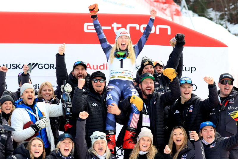 Mikaela Shiffrin Equals Lindsey Vonn's All-time Record Of World Cup ...