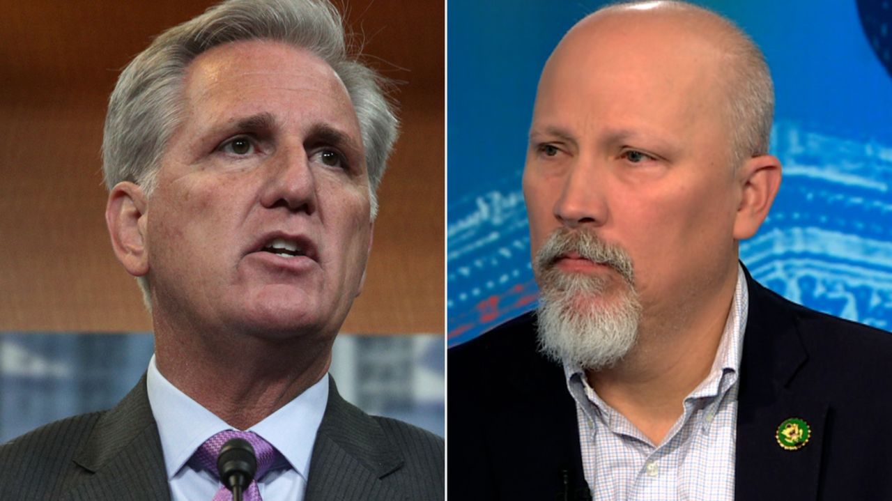 Video split Kevin McCarthy Chip Roy sotu