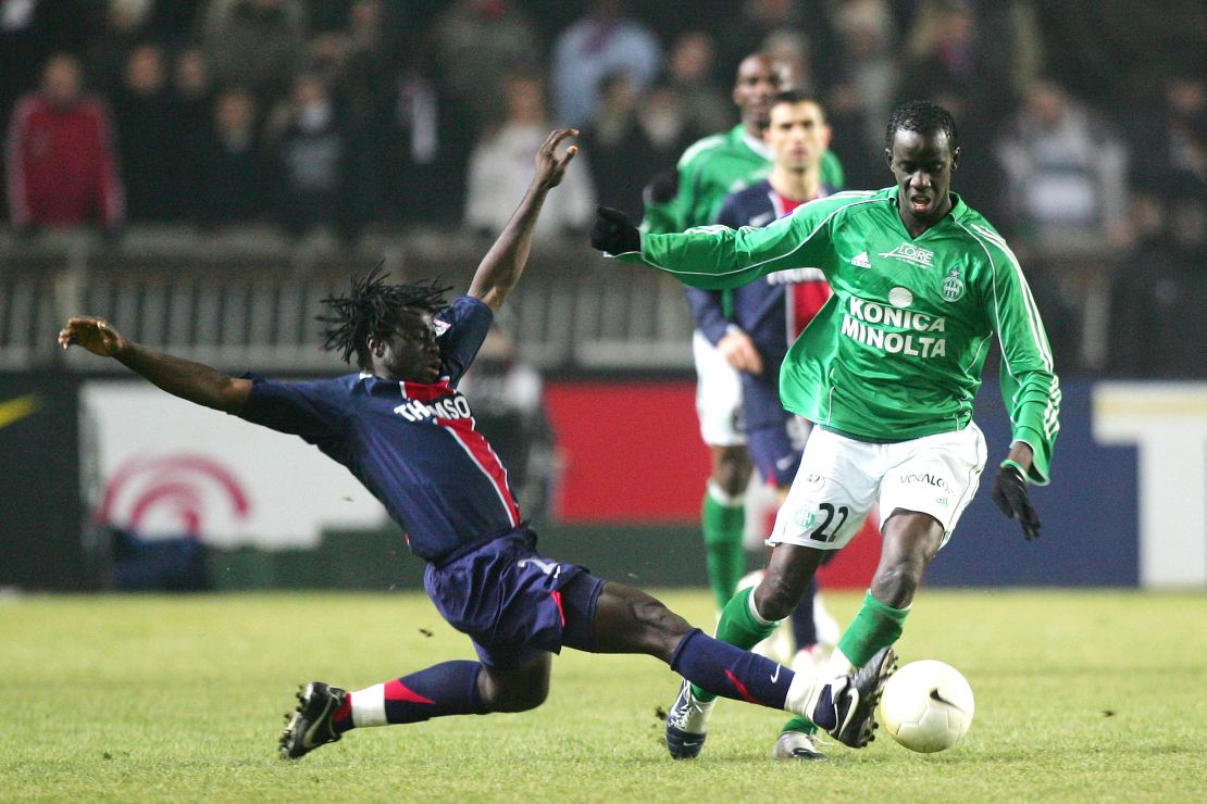 M'Bami spent three seasons at Paris-Saint-Germain.
